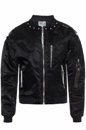 Bomber jacket with metal appliqués, zdjęcie 1 Bomber jacket with metal appliqués od Icosae